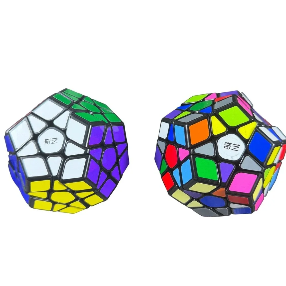 QiYi Megaminx Speed Cube Set 2 Pack Dodecahedron Pentagonal‎ Puzzle